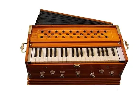 Harmonium- 7 Stoppers 7 Bellow 39 Sur Harmonium With High Male High Bass Sound Long Sustain Original Indian Music